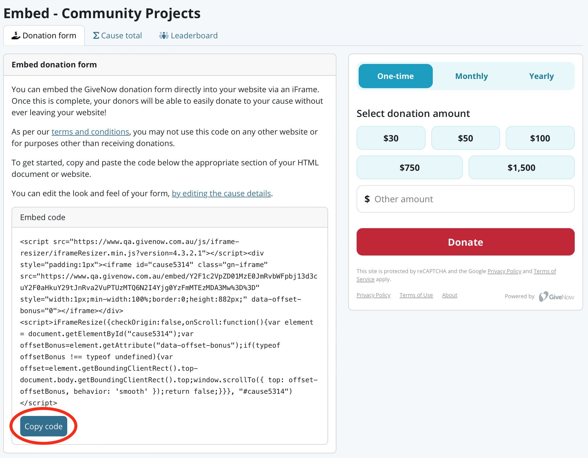 EmbedDonationFormCode.png