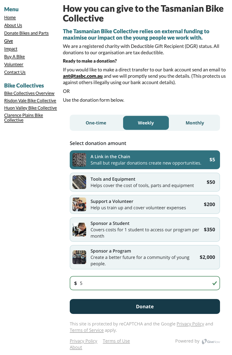 BikeCollectiveEmbeddedDonationForm.png