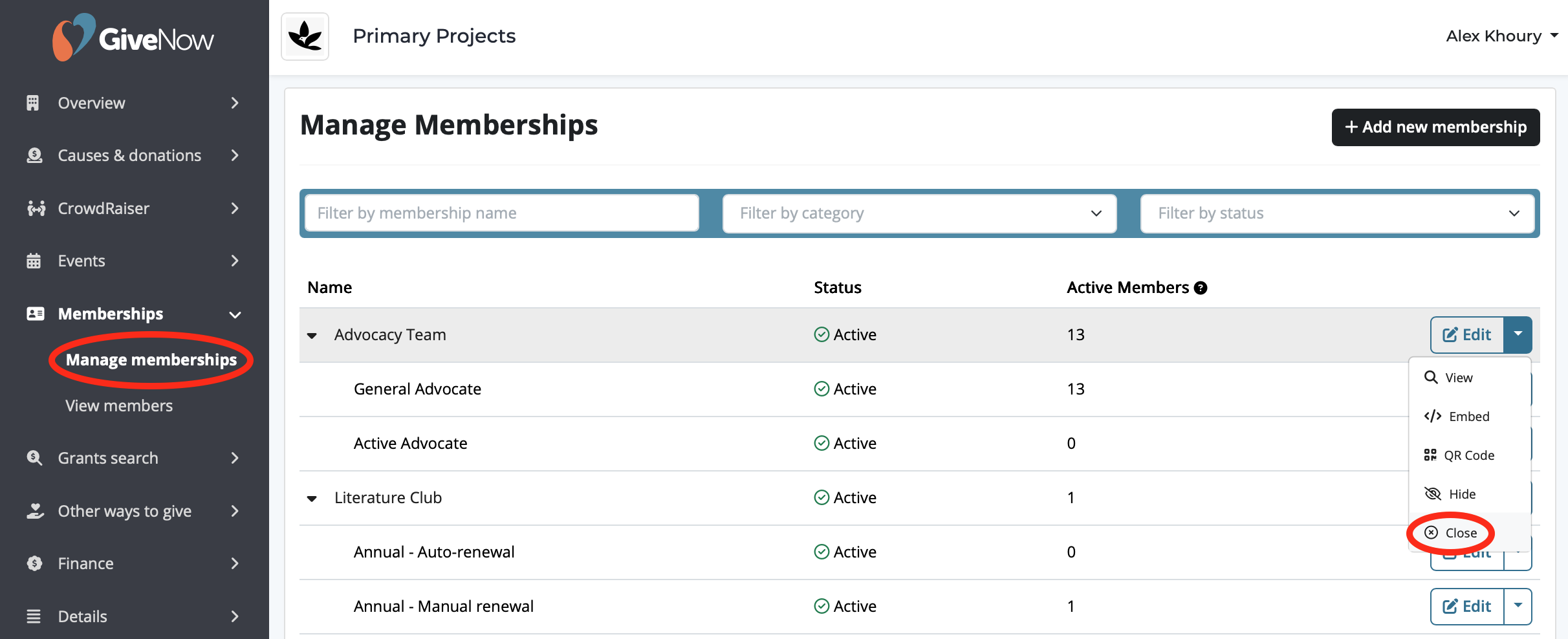 OrgHQ_ManageMemberships_CloseMembership.png